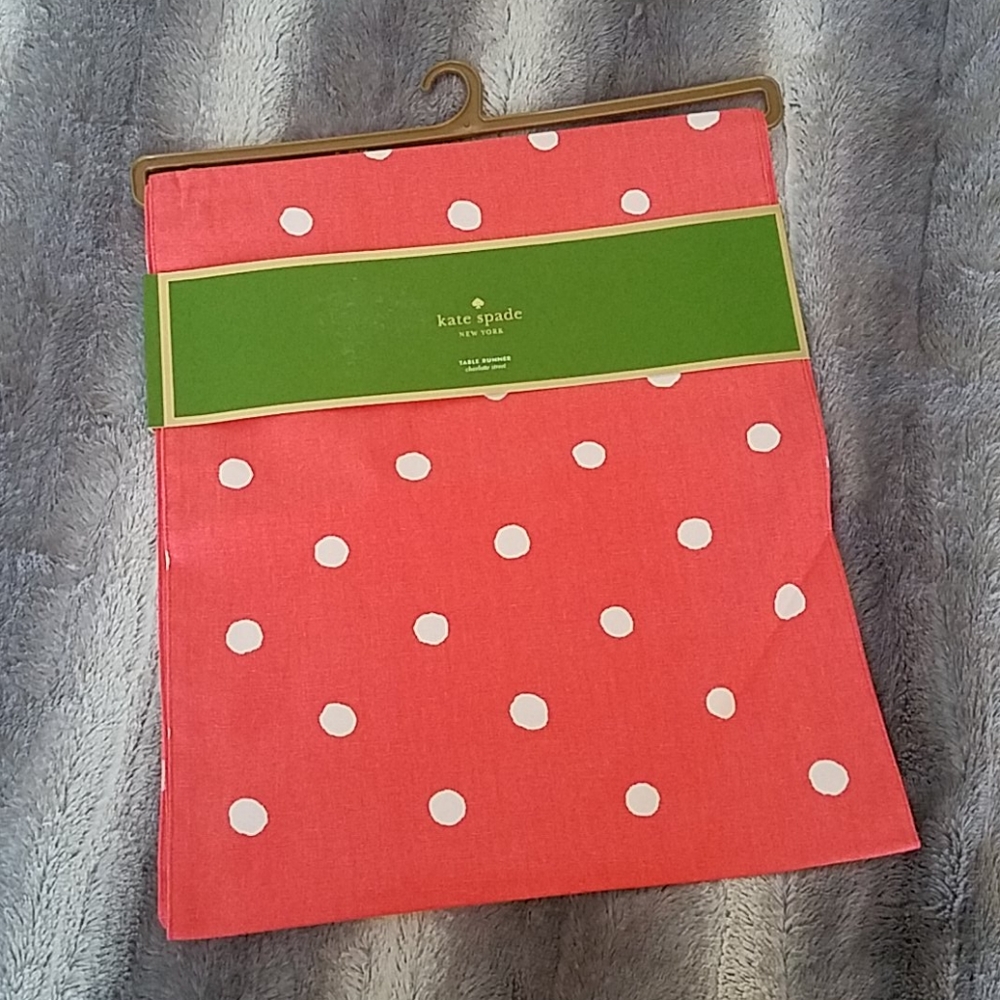 Kate Spade table Runner NWT 15"×72"